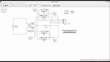 Single phase step down (50 Hz to 25 Hz) cycloconverter