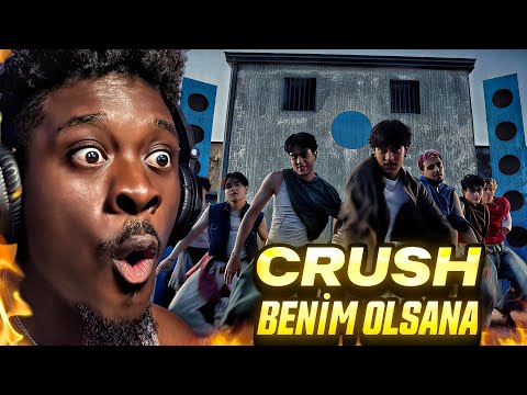 CRUSH - BENİM OLSANA | Official Music Video REACTION