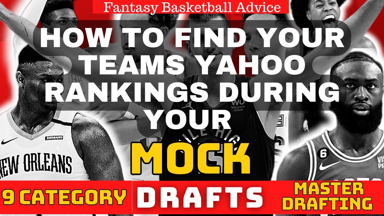 Fantasy basketball advice | How To Find Your Team Rankings For Yahoo  