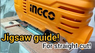 How to make a straight cut using Jigsaw! (Tuwid na putol gamit ang Ingco Jigsaw)