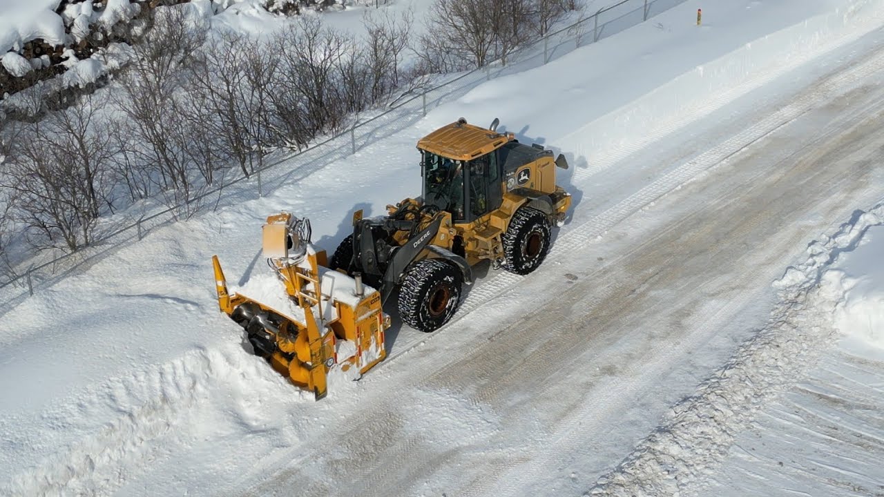 Timmins Drone Flight 4K (02/13/2026) Snow Removal 