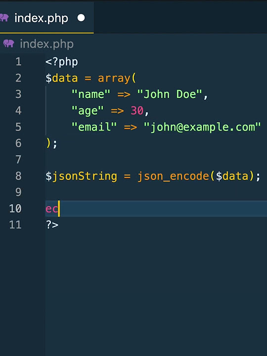 What is json encode in php tutorial effortlessly json 