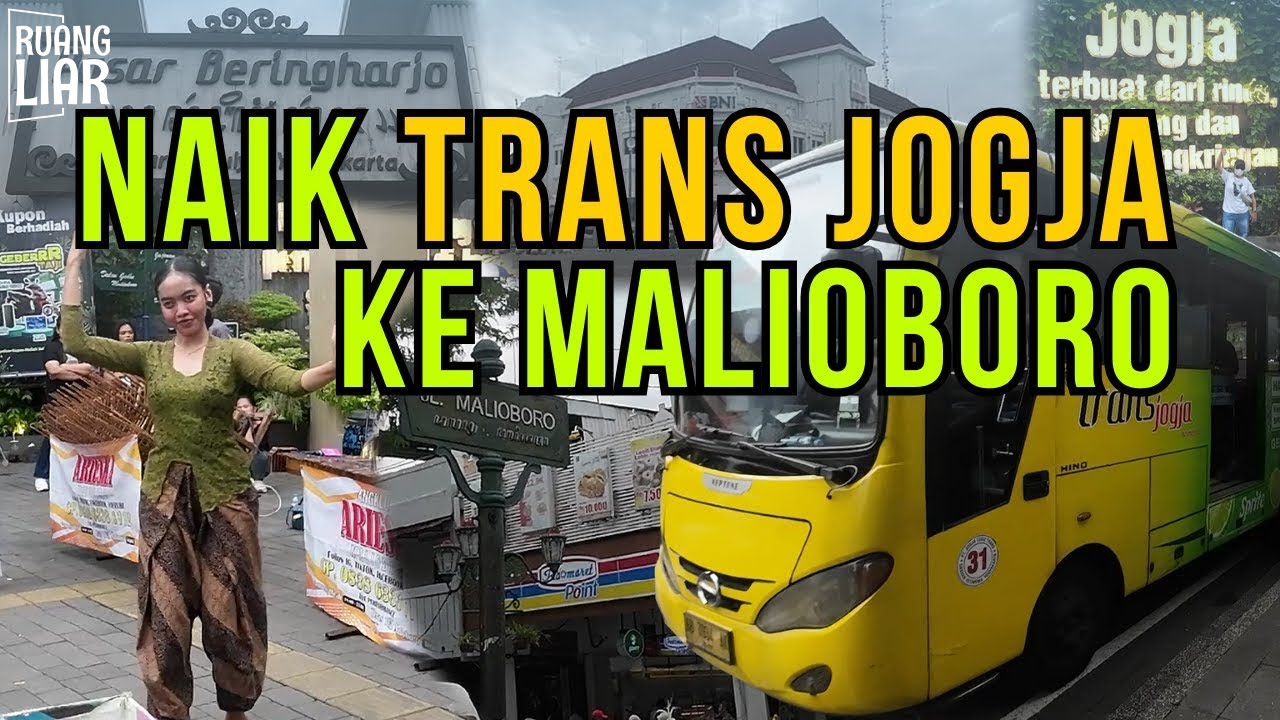 NAIK TRANS JOGJA - keliling Malioboro | Rute Terminal Jombor – Malioboro