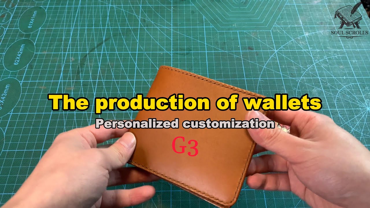 Handmade Leather Wallet Making Tutorial | Create Your Own Personalized ...