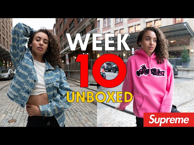 SUPREME WEEK 10 SS21 UNBOXED: Is the Frayed Denim Jacket A Classic? Try On  and Pick-Up VLOG 