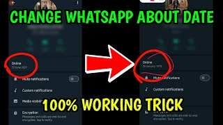 How To Change WhatsApp About Date To 20 January 1970 | Step-by-Step Process screenshot 5