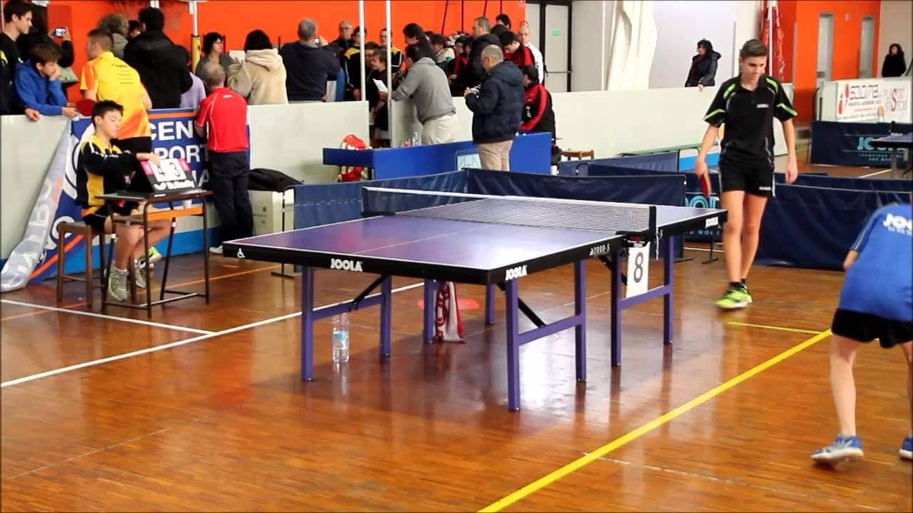 Tennistavolo 2014 Csi giov semifinale Nicolò Faverato Pellizzon Shasa