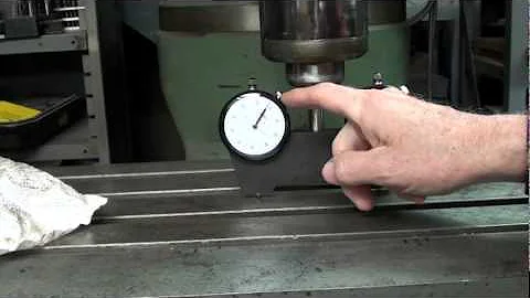 MACHINE SHOP TIPS #15 Bridgeport Mill TRAMMING with SPINDLE SQUARE tubalcain