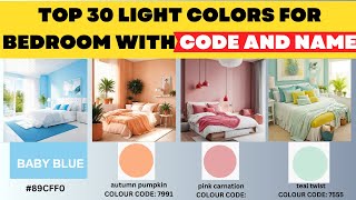 2024 Light Color Combination For Bedroom | Asian Paints Bedroom Light Colour Combination With Code