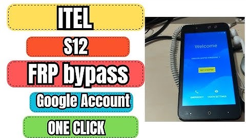 ITEL S12 FRP BYPASS Google Account One Click 2023💥