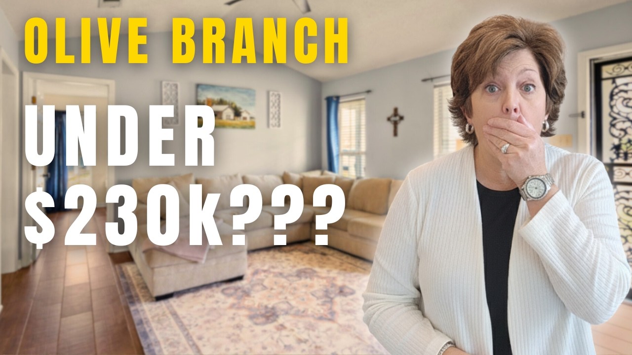 Менее 230 000 долларов в Олив-Бранч, Миссисипи! | Полный обзор | Готов к заселению | Одноэтажный