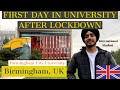 Finally Universities are open in UK | Birmingham City University Student | Covid Measures