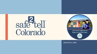 Parent and Community Safe2Tell Presentation