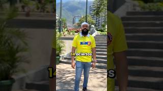 Máximo ganó con 14 aciertos en Caracas, y es la segunda vez que es ganador Kino Táchira.✌🏼🎉