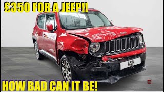 I BOUGHT CHEAPEST JEEP FROM AN ONLINE CAR AUCTION AND REBUILT IT IN 24 HOURS! #flippingcars #jeep