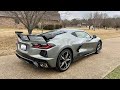 My Favorite New Color Corvette. Hypersonic Grey C8 Corvette Stingray R Z51