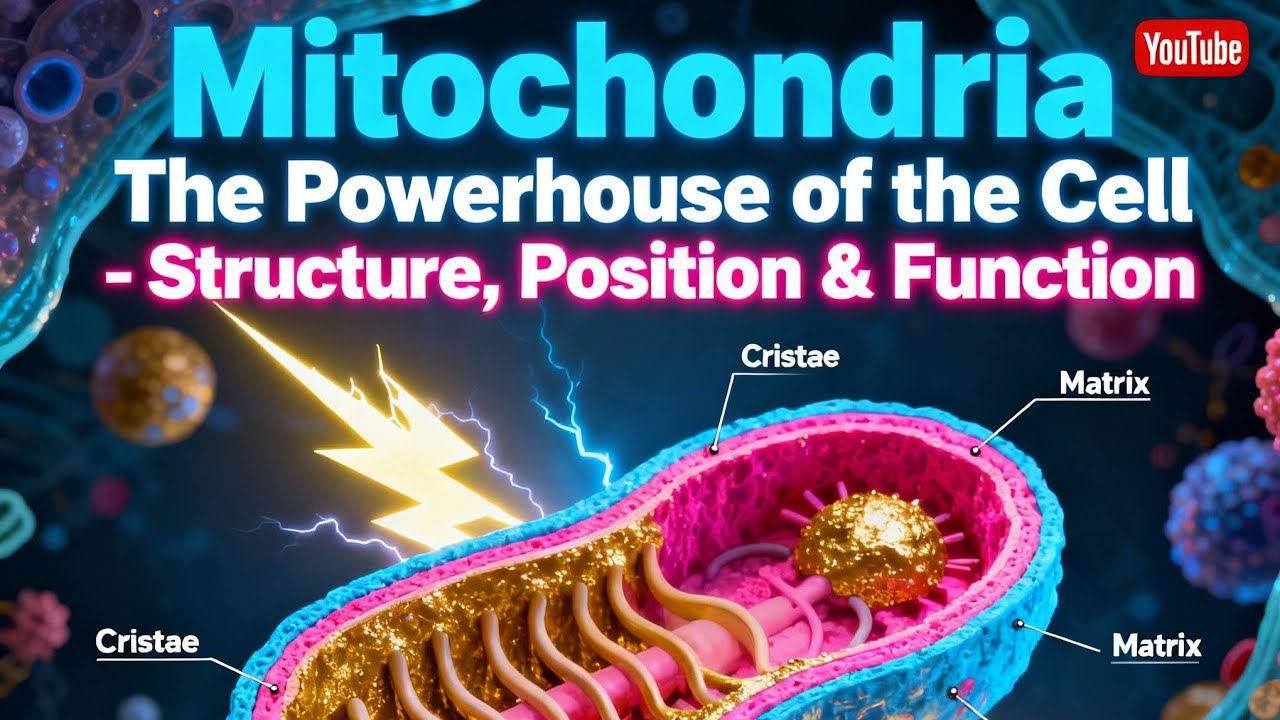 MITOCHONDRIA -POWERHOUSE OF THE CELL-STRUCTURE ,FUNCTION AND POSITION ...