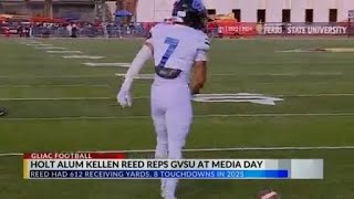 Holt alum Kellen Reed reps Grand Valley State at GLIAC Media Day