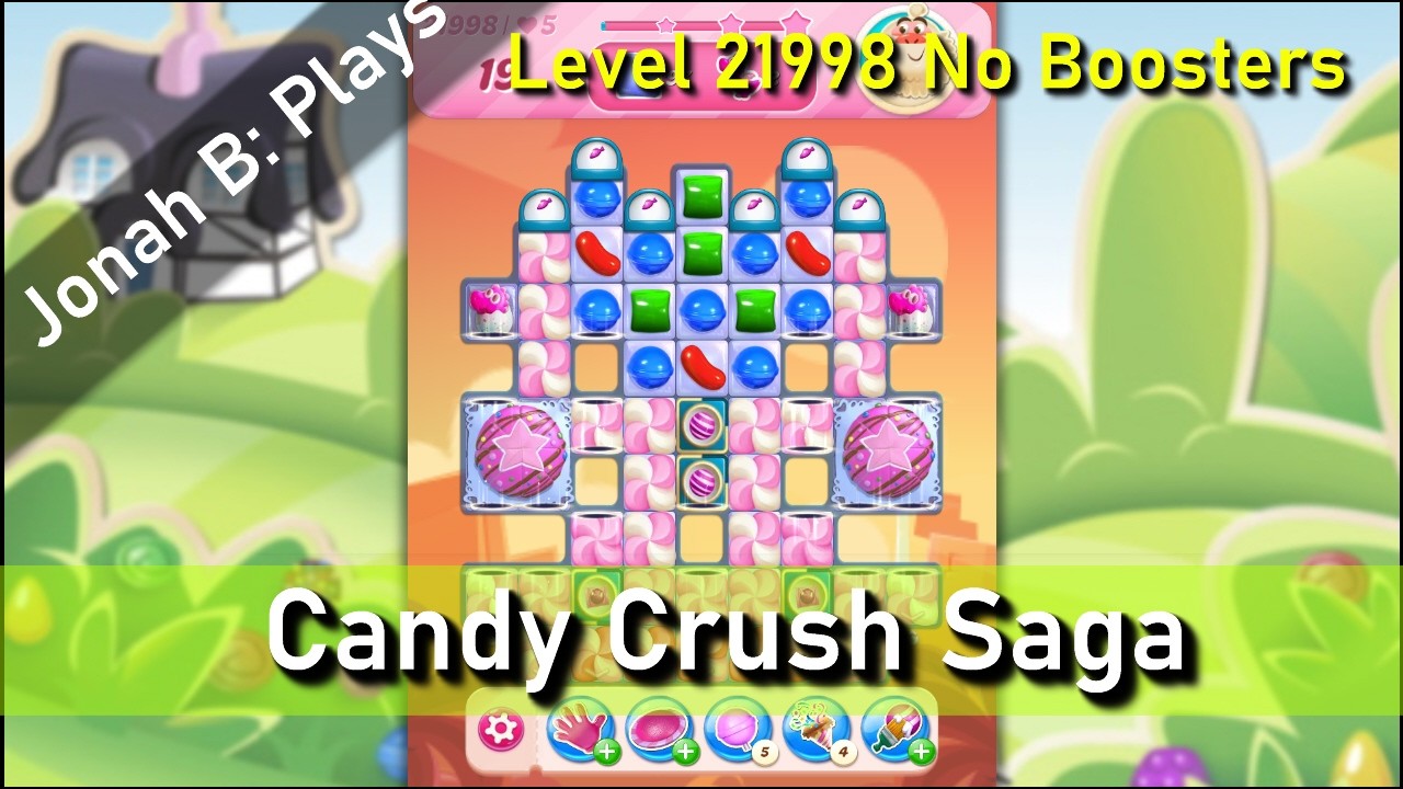 Candy Crush Saga Level 21998 No Boosters - YouTube