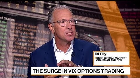 Cboe CEO on Surge in VIX Options Trading, New Products