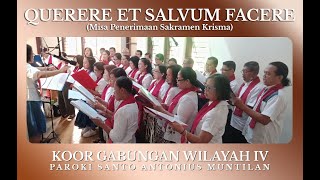 Download Lagu QUERERE ET SALVUM FACERE | KOOR SANTO PETRUS MP3