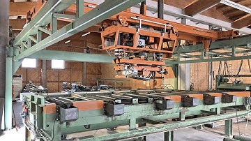 Diba Machinehandel l Lewecke sorting and stacking line