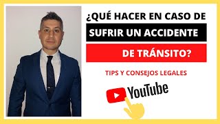 ¿QUÉ HACER EN CASO DE SUFRIR UN ACCIDENTE DE TRÁNSITO? Consejos y tips legales de AYUDA - ARGENTINA