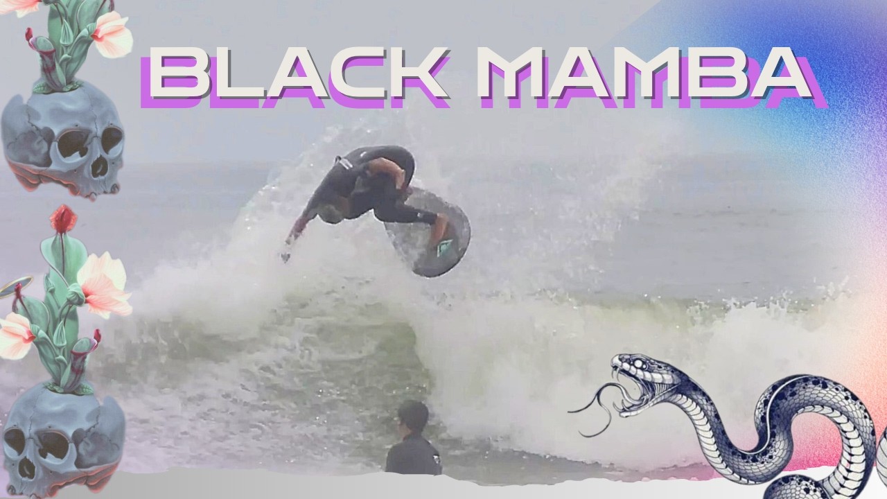 サーフィン・ボディボード lazyboyskill [Black Mamba Fish] BLACK MAMBA パフォーマンスFISH 5'5 - YouTube