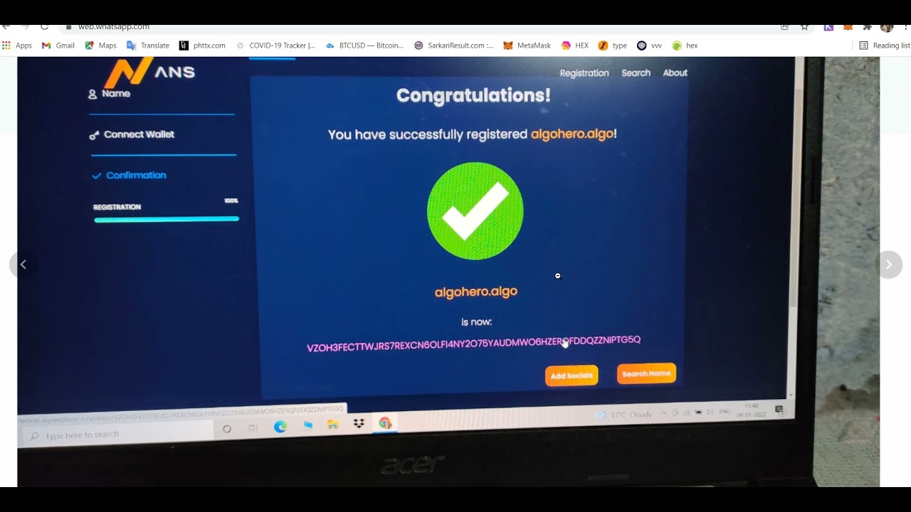 Algo Free Domain Algo Domain Serevice Join Testnet YouTube Algo Free Domain Algo Domain Serevice Join Testnet YouTube