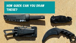 How Quick Can You Draw Your Edc Knife For Self Defense?