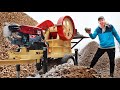 100 tons of gravel  extreme torturing testing cheapest 5000 chinese rock crusher on alibaba