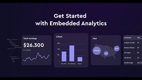 Get Started with Embedded Analytics