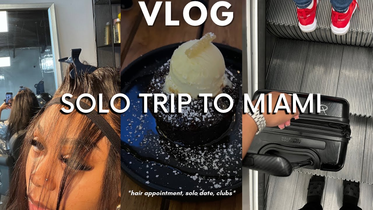 SOLO TRIP TO MIAMI! HAIR APPOINTMENT | CLUBBING ALONE | VENEER MAINTENANCE
