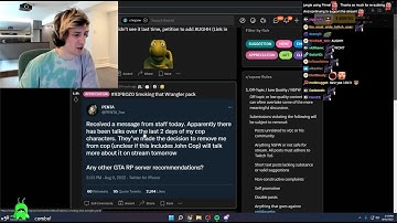 xQc Reacts To Wrangler Ban, Koil Thoughts, And Gives His Take | NoPixel