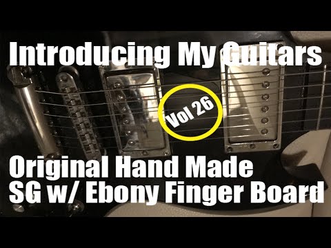 Introducing my guitars 26 : Original Black SG (hand made) - YouTube