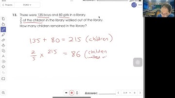 P5 Math Topic - Multiplication of Whole Numbers, Fractions and Mixed Numbers
