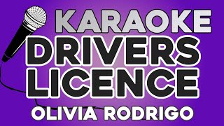 KARAOKE (drivers licence - Olivia Rodrigo)
