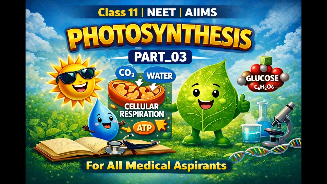 Photosynthesis  03🔥 Class 11 | NEET Biology | AAFRIN MA'AM|