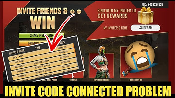 free fire invite code invalid problem||free fire invite to win event|free fire new event problem