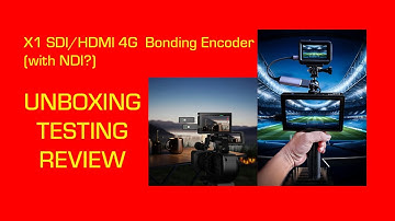 CNDLIVE X1 SDI/HDMI 4G Bonding Encoder with NDI? Unboxing / Review - #IJDM053