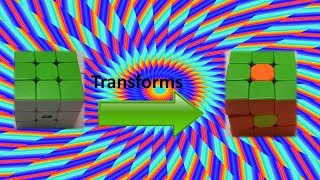 Rubik's Cube Design on 3x3x3 Rubik's Cube (Donut Pattern) No Algorithms Easiest Way