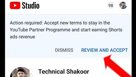 How to Accept YouTube Partner Program Terms & Condition 2023 | Shorts Feed ads #shortsfeed_ads