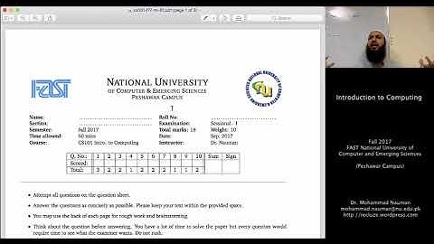 Intro to Computing 09 - Paper Discussion and Autograder Details (Urdu)