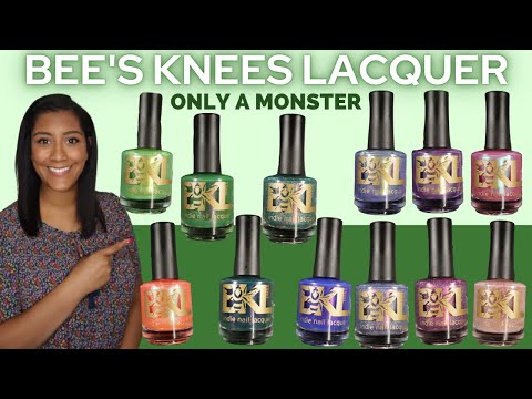 Bee’s Knees Lacquer │ Only a Monster │ Comparison, Live Swatch, and Review │ Polish with Rae