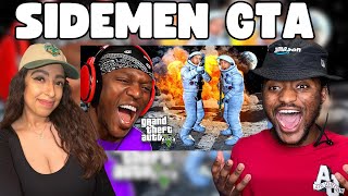 SIDEMEN GTA BUT... NO GRAVITY! REACTION | RAE AND JAE REACTS