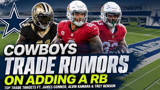 BREAKING: Cowboys RB Trade BOMBSHELL! James Conner & Alvin Kamara to Dallas?! 🚨