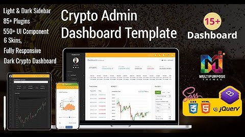 Crypto UI Kit Bootstrap Admin Template Dashboard with Light Theme