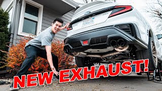 NEW Exhaust for the 2022+ WRX!