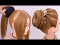 2 Minute Easy Bun Hairstyle | Eid Special