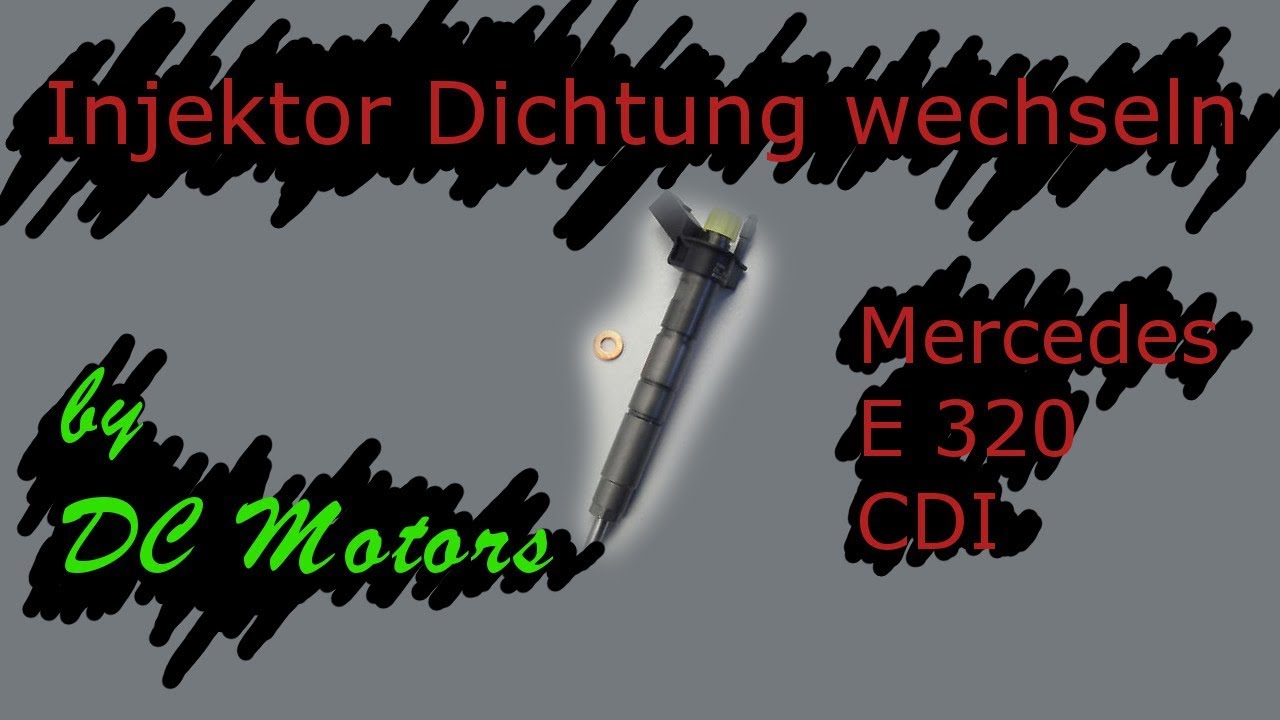 Mercedes Injektor Dichtung wechseln by DC Motors 